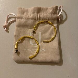 Large, gold Uncommon James hoops